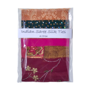 Journaling Accessories: Indian Saree Silk Ties