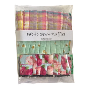 Fabric Sewn Ruffles – (20 pieces)
