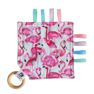 Hello Little One: Taggy Lovey – ‘Flamingoes’ (Sensory Soother)