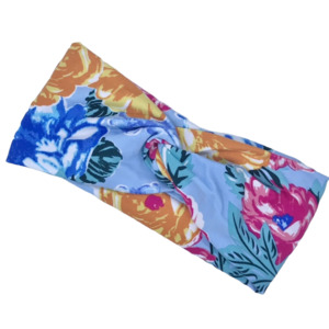 Twisted Headband ‘Fantasy Blues’