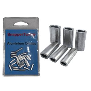 Aluminium Crimps, 1mm, 1.2mm, 1.4mm, 1.6mm, 1.8mm, 2mm - SnapperTackle®