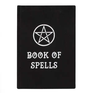 Notebook: Book of Spells Velvet A5 Notebook