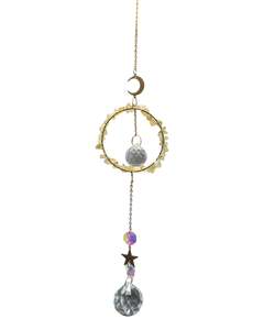 Windchimes Mobiles Hanging Ornaments: Crystal Rainbow Ring