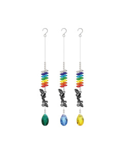 Windchimes Mobiles Hanging Ornaments: NZ Gecko Crystal Sun Catcher