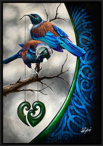 Small Canvas Pictures: Framed Canvas Print-Return to Innocence