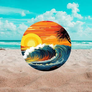 Placemats Coasters: Sunset Waves Coaster Set