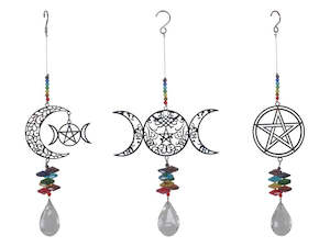 Windchimes Mobiles Hanging Ornaments: Wiccan Suncatchers