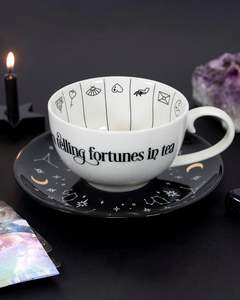Wicca Pagan: Fortune Telling Ceramic Teacup
