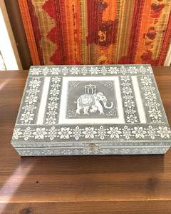 Jewellery Boxes: Jewellery Box Elephant Design with Ring Holder