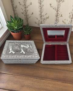 Jewellery Boxes: Jewellery Box With Ring Holder Elephant Design