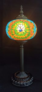 Turkish Lamps: Turkish Mosaic Lamp Tall