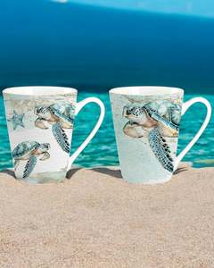 Cups Mugs Teapots: Kelly Lane Turtle Latte Mug
