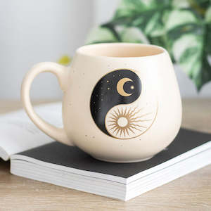 Wicca Pagan: Yin Yang Rounded Mug NEW!