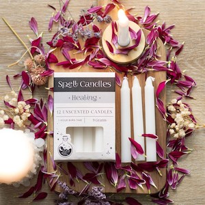 Candles Accessories: HEALING SPELL CANDLES