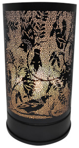Touch Lamp Wax Warmers: Black Tui in Kowhai Tree Touch Warmer