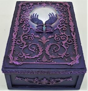 Sale: Purple Orb in Hands Box