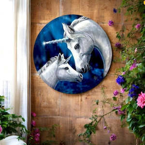 Clocks: Sacred Love Unicorn Clock