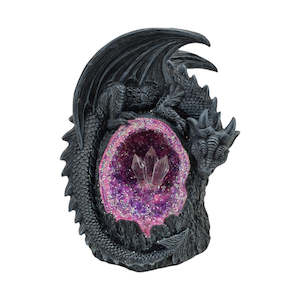 Black Dragon On Geode Backflow Burner NEW!