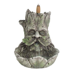 Back Flow Incense Burners: Green Man Backflow Burner NEW!