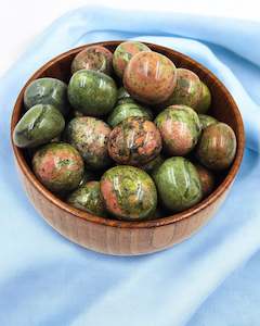 Crystals: Tumbled Stone Loose Unakite
