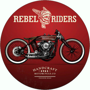 Placemats Coasters: Motor Bike Coaster Set