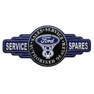 Man Cave: Ford Service Wall Plaque
