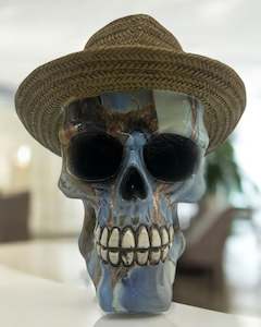 Skulls: Skull with Panama Hat