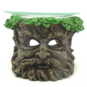 Green Man Stump Oil Burner