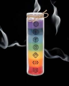 Candles Accessories: Tall Chakra Tube Candle NEW