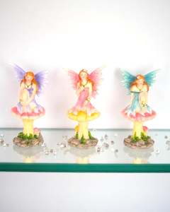 Fairies Mermaids: Fairy on Mushroom