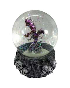 Dragons: Purple Dragon Water Globe NEW!