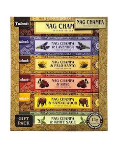 Incense: Tulasi Nag Champa Delights Gift Pack NEW!