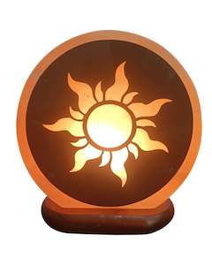 Sun Salt Lamp- with 12V cable and bulb