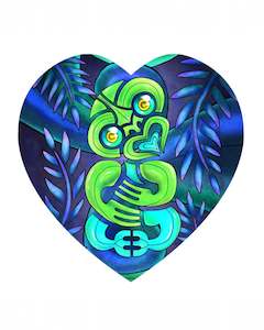 Sophie Blokker: Tiki Ceramic Heart- Sophie Blokker