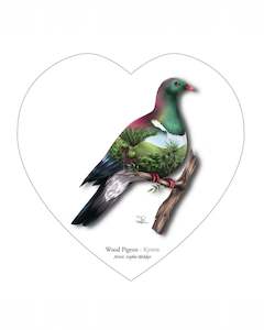 Kereru Ceramic Heart- Sophie Blokker