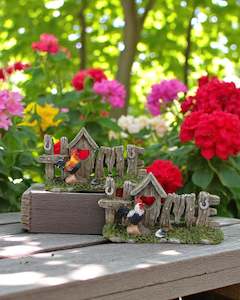 Animals: 28cm Farmyard Home Sign/Roost