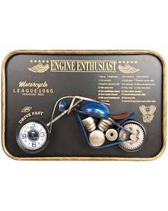 Metal Wall Art Engine Enthusiast