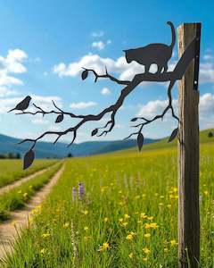 Cat on Branch Hanger