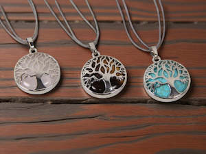 Tree of Life Gemstone Pendant