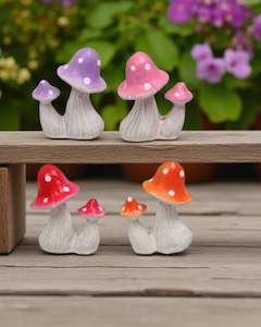 Wicca Pagan: 3cm Mushrooms