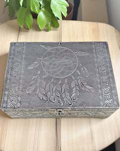 Jewellery Boxes: Silver Jewelry Box Dreamcatcher