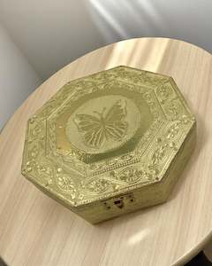 Jewellery Boxes: Hexagon Box Butterfly