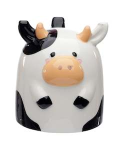 Cups Mugs Teapots: Farm Cow Upside Down Ceramic Shaped Mug