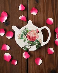 Redoute Rose Teabag Tidy