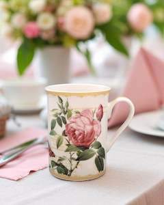 Cups Mugs Teapots: Redoute Rose Mug