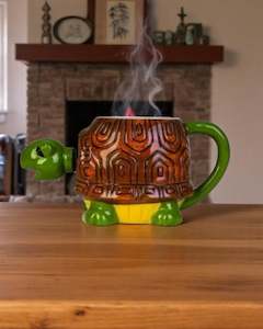 Cups Mugs Teapots: Turtle 3D Bobble Head Mug