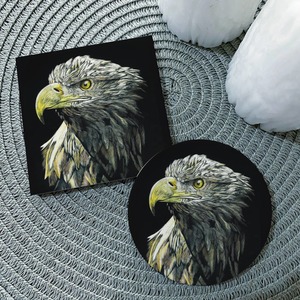Placemats Coasters: Eagle Ceramic Coaster