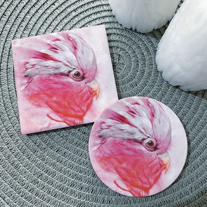 Placemats Coasters: Galah Ceramic Coaster