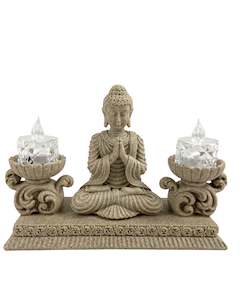 Buddha: Praying Buddha Candle Holder
