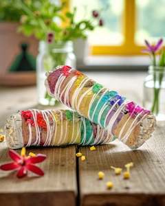 White Sage and Sinuata & 7 Chakra Rose Petals Smudge 4 inch NEW!